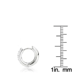 14K Gold Small Diamond Hoop Earrings Huggies 1/2ct 13 14K Gold Small Diamond Hoop Earrings Huggies 1/2ct -Outlet Radiant Bijou Store diamond hoop earrings 14k diamond huggie earrings 47ct p 6265 rulerwh