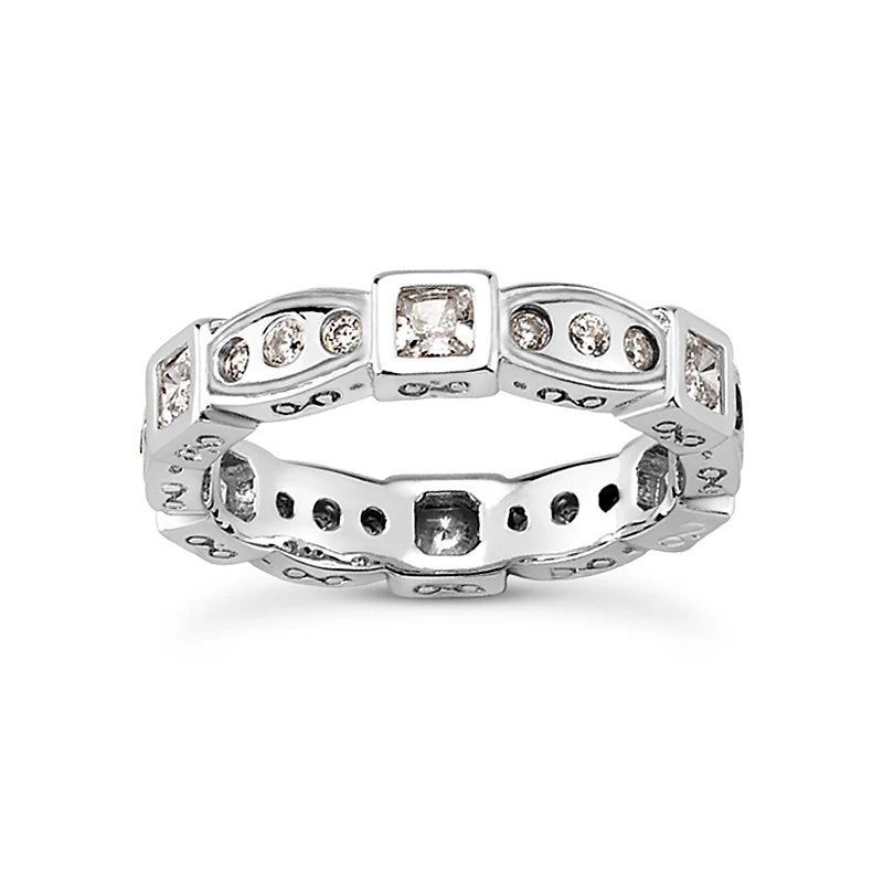 Diamond Platinum Eternity Band 0.81ct 3 Diamond Platinum Eternity Band 0.81ct