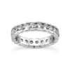Thin Diamond Platinum Eternity Band 0.84ct