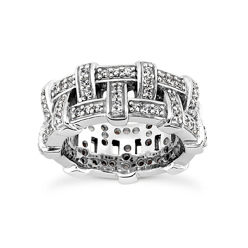 Diamond Platinum Eternity Band 0.96ct 3 Diamond Platinum Eternity Band 0.96ct
