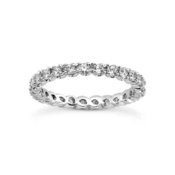 Diamond Platinum Eternity Band 4.55ct