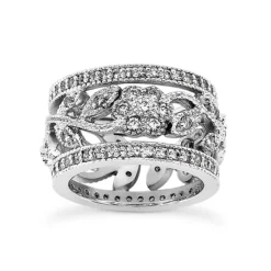 Diamond Platinum Eternity Ring 1.52ct