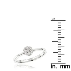 Engagement 14K Yellow Gold Cluster Diamond Promise Ring 22CT -Outlet Radiant Bijou Store diamond rings 14k pre set diamond engagement ring 27ct p 6446 rulerwh