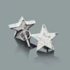 Diamond Star Earrings Studs 0.11ct Sterling Silver -Outlet Radiant Bijou Store diamond star earrings 011ct sterling silver p 47908