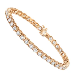 Diamond Tennis Bracelet 5.50ct - 14K White Gold Round Prong -Outlet Radiant Bijou Store diamond tennis bracelet 550ct 14k round prong p 22420 ro