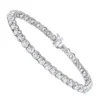 Diamond Tennis Bracelet 5.50ct - 14K White Gold Round Prong -Outlet Radiant Bijou Store diamond tennis bracelet 550ct 14k round prong p 22420 wh