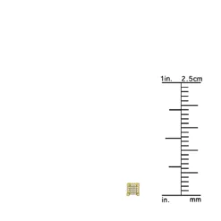 Discounted Diamond Earrings Cubes 10K Yellow Gold Studs For Men & Women 1/3ct -Outlet Radiant Bijou Store discount diamond earrings studs in 10k gold 12ct rulerye