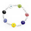 Evil Eyes 14K White Gold Diamond Evil Eye Bracelet Multicolor 0.70 -Outlet Radiant Bijou Store evil eyes 14k diamond evil eye bracelet multicolor 070 p 6227 wh