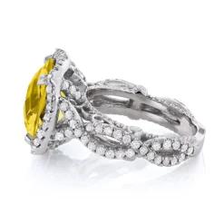 Citrine Diamond Cocktail Ring 11ct 6 Citrine Diamond Cocktail Ring 11ct -Outlet Radiant Bijou Store fine gemstone jewelry citrine diamond cocktail ring 11ct 2