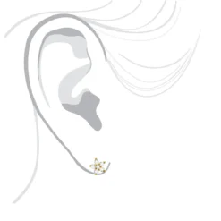 Genuine Diamond Star Stud Earrings Cluster Starfish Design 14K Yellow Gold 0.2ct 16 Genuine Diamond Star Stud Earrings Cluster Starfish Design 14K Yellow Gold 0.2ct -Outlet Radiant Bijou Store genuine diamond star stud earrings cluster starfish design 14k gold 02ct body yellow