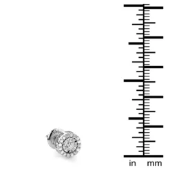 Gold Diamond Stud Earrings 2ct Diamond Earrings Look -Outlet Radiant Bijou Store gold diamond stud earrings 2ct diamond earrings look p 40470 rulerwh