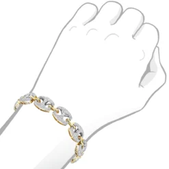 14K Yellow Gold Gucci Link Diamond Bracelet For Ladies 5 Carat By LUXURMAN 13 14K Yellow Gold Gucci Link Diamond Bracelet For Ladies 5 Carat By LUXURMAN -Outlet Radiant Bijou Store jewelry 14k gold gucci link diamond bracelet for ladies 5 carat by luxurman bodye