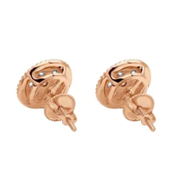 14K Yellow Gold Large Diamond Cluster Earrings Studs For Men & Women 5 Carat Look -Outlet Radiant Bijou Store jewelry 14k gold large diamond cluster earrings studs for men women 5 carat look 803189 backro