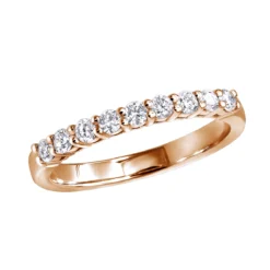 18K White Gold G VS Diamond Band For Women LUXURMAN 9 Stone Anniversary Ring -Outlet Radiant Bijou Store jewelry 18k gold g vs diamond band for women luxurman 9 stone anniversary ring ro