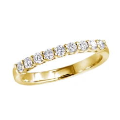 18K White Gold G VS Diamond Band For Women LUXURMAN 9 Stone Anniversary Ring -Outlet Radiant Bijou Store jewelry 18k gold g vs diamond band for women luxurman 9 stone anniversary ring ye