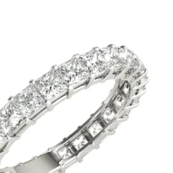 18K White Gold Princess Cut Diamond Eternity Band For Women 2 Carat Anniversary Ring 14 18K White Gold Princess Cut Diamond Eternity Band For Women 2 Carat Anniversary Ring -Outlet Radiant Bijou Store jewelry 18k gold princess cut diamond eternity band for women 2 carat anniversary ring boxwh