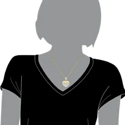 14K Yellow Gold Iced Out Dripping Heart Diamond Pendant For Women 1.3ct -Outlet Radiant Bijou Store jewelry real 14k gold iced out dripping heart diamond pendant for women 13ct bodye