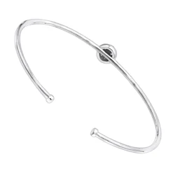 Stackable 14K White Gold Pave Diamond Bangle Bracelet For Women 0.42ct Luxurman -Outlet Radiant Bijou Store jewelry stackable 14k gold pave diamond bangle bracelet for women 042ct luxurman backwh