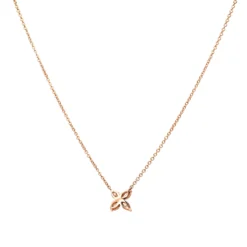Unique Ladies 14K Rose Gold Flower Neckace With 1 Carat Marquise Cut Diamonds -Outlet Radiant Bijou Store jewelry unique ladies 14k gold flower neckace with 1 carat marquise cut diamonds backro