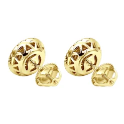 Unique 14K White Gold Large Diamond Stud Earrings Clusters 2 Carat Halo Look 18 Unique 14K White Gold Large Diamond Stud Earrings Clusters 2 Carat Halo Look -Outlet Radiant Bijou Store jewelry unique real 14k gold large diamond stud earrings clusters 2 carat halo look backye