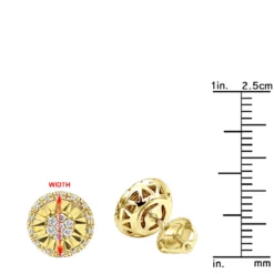 Unique 14K White Gold Large Diamond Stud Earrings Clusters 2 Carat Halo Look 24 Unique 14K White Gold Large Diamond Stud Earrings Clusters 2 Carat Halo Look -Outlet Radiant Bijou Store jewelry unique real 14k gold large diamond stud earrings clusters 2 carat halo look rulerye