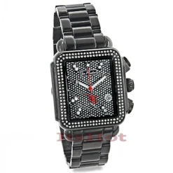 Joe Rodeo Madison Diamond Watch 1.50ct Black Steel -Outlet Radiant Bijou Store joe rodeo madison diamond watch 150ct black steel p 46563 5152