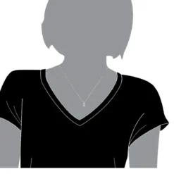 Ladies 3 Stone Diamond Pendant 14K White Gold Journey G VS Diamonds 0.45ct -Outlet Radiant Bijou Store ladies 3 stone diamond pendant in 14k gold journey g vs diamonds 045ct 001273 bodwh