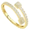 Ladies Diamond Bracelet 10K Yellow Gold Split-Style Bangle Bracelet For Women -Outlet Radiant Bijou Store ladies diamond bracelet 10k or 14k gold split style bangle bracelet for women 804081 ye 1691201192