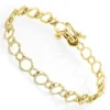 Ladies Diamond Circle Bracelet 0.9ct 14K Yellow Gold -Outlet Radiant Bijou Store ladies diamond circle bracelet 09ct 14k gold ye