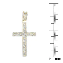 Ladies Diamond Crosses 14K White Gold Diamond Cross Pendant 1.36ct -Outlet Radiant Bijou Store ladies diamond crosses 14k diamond cross pendant 136ct p 6541 rulerye