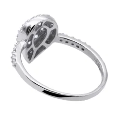 Ladies 14K White Gold Cluster Diamond Ring 0.62ct -Outlet Radiant Bijou Store ladies diamond rings 14k cluster diamond ring 062ct p 6739 backwh 20211228