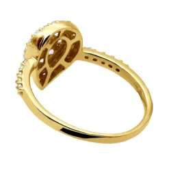 Ladies 14K White Gold Cluster Diamond Ring 0.62ct -Outlet Radiant Bijou Store ladies diamond rings 14k cluster diamond ring 062ct p 6739 backye