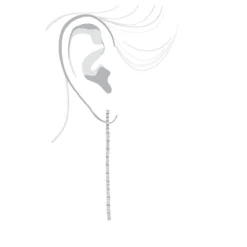 Ladies Earrings 14K White Gold String Diamond Earrings 1.54ct -Outlet Radiant Bijou Store ladies earrings 14k gold string diamond earrings 154ct p 7121 bodwh