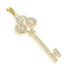 Ladies Necklaces 14K Yellow Gold Diamond Key Pendant 2 Carats -Outlet Radiant Bijou Store ladies necklaces 14k gold diamond key pendant 200ct p 7098 ye