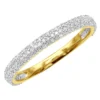 Thin Ladies Pave Diamond Ring 0.60ct 14K Yellow Gold Stackable Band 1 Thin Ladies Pave Diamond Ring 0.60ct 14K Yellow Gold Stackable Band -Outlet Radiant Bijou Store ladies pave diamond ring 060ct 14k stackable p 49157 yellow