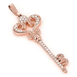 Ladies Pendants 14K White Gold Diamond Key Necklace Pendant 0.70ct 9 Ladies Pendants 14K White Gold Diamond Key Necklace Pendant 0.70ct -Outlet Radiant Bijou Store ladies pendants 14k gold diamond key necklace 070ct p 7099 ro
