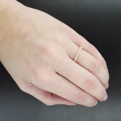 Ladies Thin Diamond Ring 0.35ct 14K Yellow Gold Stackable 7 Ladies Thin Diamond Ring 0.35ct 14K Yellow Gold Stackable -Outlet Radiant Bijou Store ladies thin diamond ring 035ct 14k stackable p 49483bod