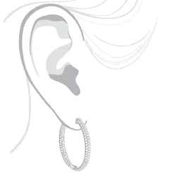 Large 14K White Gold Inside Out Diamond Hoop Earrings 4.6ct -Outlet Radiant Bijou Store large 14k gold inside out diamond hoop earrings 460ct p 6423 bodwh