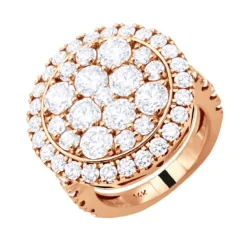 Large 5 Carat Diamond Ring For Women 14K White Gold -Outlet Radiant Bijou Store large 5 carat diamond ring for women in 14k yellow rose or white gold ro 20220102