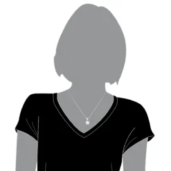 Luccello Designer Diamond Circle Pendant 0.42ct 18K White Gold -Outlet Radiant Bijou Store luccello designer diamond circle pendant 042ct 18k gold bodwh