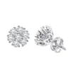 Luxurman 1 1/2ct Diamond Flower Cluster Earrings Studs 14K White Gold -Outlet Radiant Bijou Store luxurman 1 12ct diamond flower cluster earrings studs in 14k gold mainwh