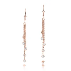 Luxurman 14K White Gold Chandelier Earrings With Diamonds By The Yard 1 Carat -Outlet Radiant Bijou Store luxurman 14k gold chandelier earrings with diamonds by the yard 1 carat ro