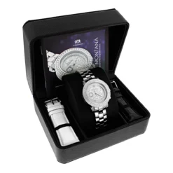 Luxurman Ladies Diamond Watch 0.30ct -Outlet Radiant Bijou Store luxurman ladies diamond watch 030ct p 44047box