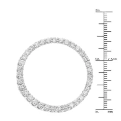 Luxurman Platinum Circle Of Life Diamond Pendant For Women 4 Carat Necklace -Outlet Radiant Bijou Store luxurman platinum circle of life diamond pendant for women 4 carat necklace rulerwh