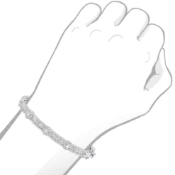 Luxurman Unique Stackable Diamond Bangle Bracelet For Women 14K White Gold 2ct 13 Luxurman Unique Stackable Diamond Bangle Bracelet For Women 14K White Gold 2ct -Outlet Radiant Bijou Store luxurman unique stackable diamond bangle bracelet for women in 14k gold 2ct bodwh