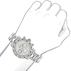 Luxurman Ladies Color Diamond Watch 2.75ct -Outlet Radiant Bijou Store luxurman watches ladies color diamond watch 275ct p 46265bod