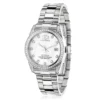 Luxurman Swiss Quartz Women's Diamond Watch Stainless Steel Band Tribeca