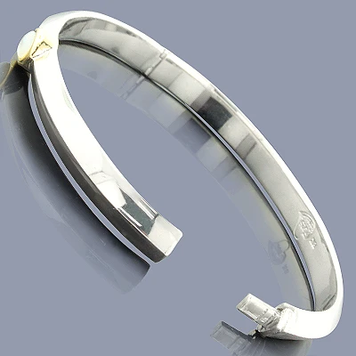 18K Sterling Silver & Mother Of Pearl Bracelet 4 18K Sterling Silver & Mother Of Pearl Bracelet - Image 2