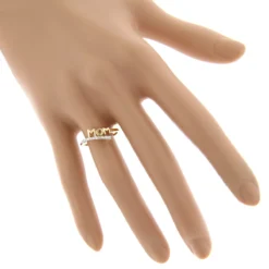 Solid 10K White Gold Mothers Day Gifts Journey Diamond MOM Ring .13ct -Outlet Radiant Bijou Store mothers day gifts journey diamond mom ring 13ct p 117 bodye