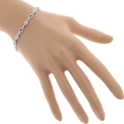 Pave Bracelets 14K Gold Ladies Diamond Bracelet 1.1ct -Outlet Radiant Bijou Store pave bracelets 14k gold ladies diamond bracelet 142ct p 7142 bodwh